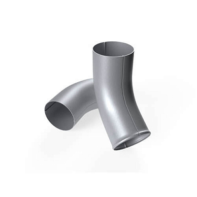 Сливное колено трубы d 90 мм ОЦИНКОВАННЫЙ OSNO