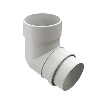 Колено трубы 72 градуса Деке ЛЮКС пломбир фото Центр Металлокровли