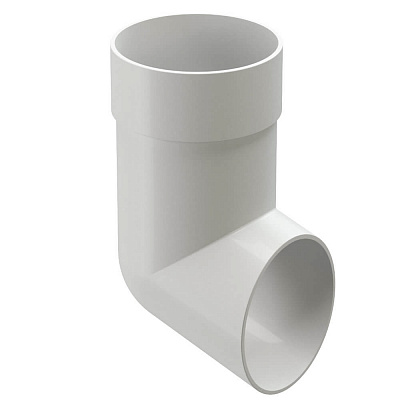 Наконечник трубы водостока Дёке Premium RAL 9003 Белый Пломбир