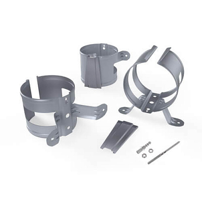 Держатель трубы на дерево d 90 мм ОЦИНКОВАННЫЙ OSNO