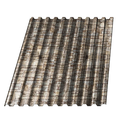 Профнастил С-21 под Камень Серый 0.45 мм Printech Корея