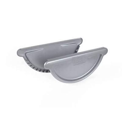 Заглушка желоба водосточного d125 мм ОЦИНКОВАННАЯ OSNO