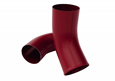 Сливное колено трубы d 90 мм RAL3005 OSNO