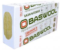 Плиты теплоизоляционные BASWOOL Лайт-45 (1200*600*50 мм) 4,32 кв.м., 0,216 м3