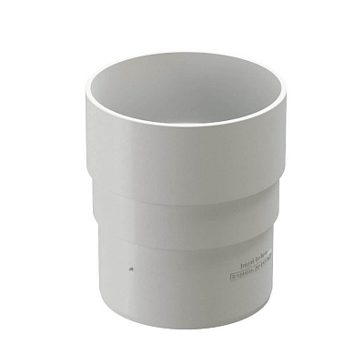 Муфта соединительная водостока Дёке Premium RAL 9003 Белый Пломбир