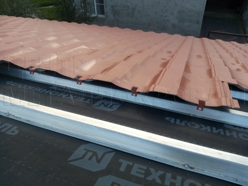 Металлочерепица Геркулес 8004 терракотовый Стальной Бархат от Центра Металлокровли в Кирове