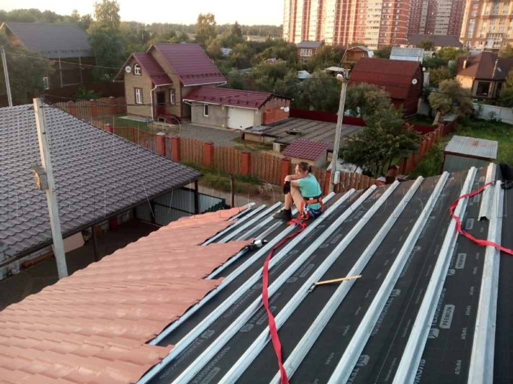 Металлочерепица Геркулес 8004 терракотовый Стальной Бархат от Центра Металлокровли в Кирове