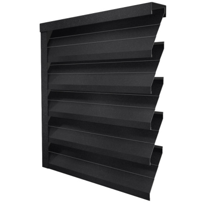 Ламель ЭКО-Z-US RAL9005-9005 МАТТЕ Черный полиэстер матовый двусторонний