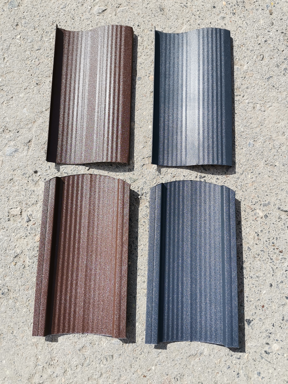 Металлопрофиль двусторонний под Стальной Бархат в Кирове