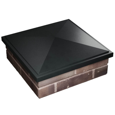 Колпак БонаМоно Черный на столб 2х2 кирпича фото 4